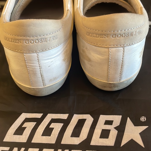 GOLDEN GOOSE White Perforated Superstar Sneakers 41 - Picture 3 of 11